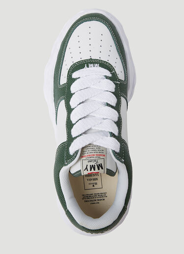 Maison Mihara Yasuhiro Wayne OG 鞋底皮革运动鞋 绿色 mmy0154021