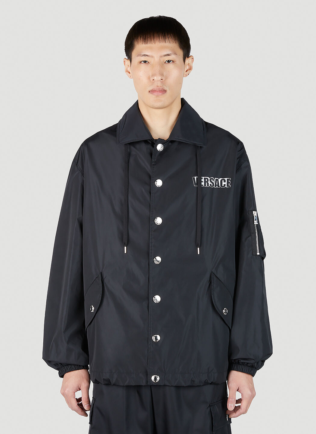 Versace print jacket cheap