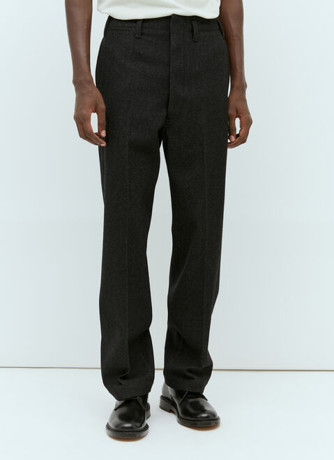 Lemaire Maxi Chino Pants Black lem0154001