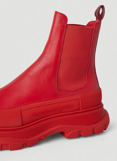Alexander McQueen Tread Chelsea Boots Red amq0146032