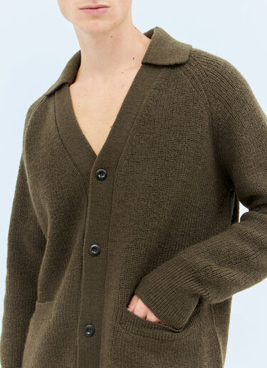 MHL by Margaret Howell カラーカーディガン カーキ mhl0158003