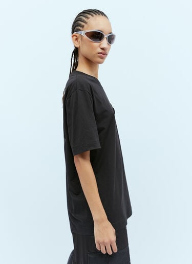 Moncler x Pharrell Williams Logo Patch T-Shirt Black mpw0354006