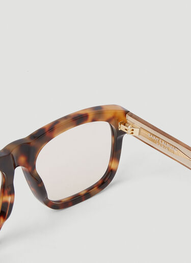 Saint Laurent Tortoiseshell Glasses Brown sla0151111