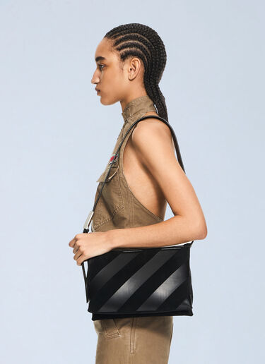 LN-CC® - Off-White: Sandbag 404 Diagonal Bag - Black Off-White Sandbag 404 Diagonal Bag Black ofw0264307