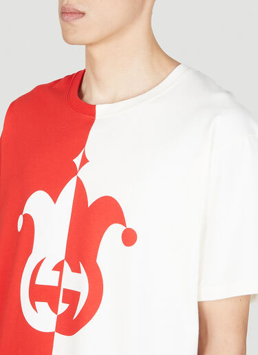 Gucci 바이컬러 T-셔츠 레드 guc0152082