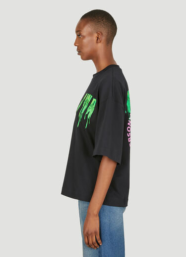 JW Anderson Slime Logo T-Shirt Black jwa0249016