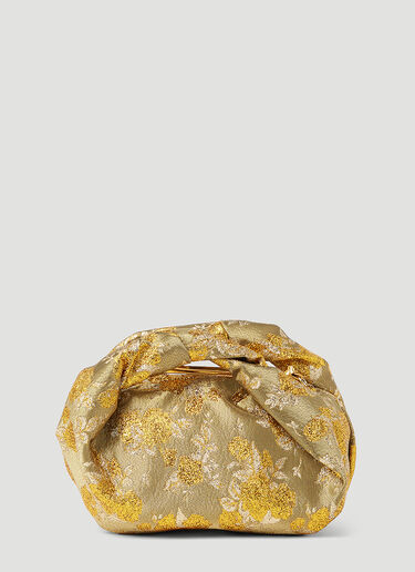Twisted Handle Handbag Dries Van Noten Twisted Handle Handbag Gold dvn0253006