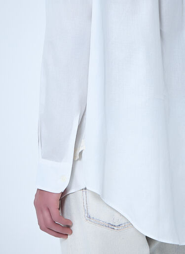 Our Legacy Embroidered Cotton Poplin Shirt White our0164065