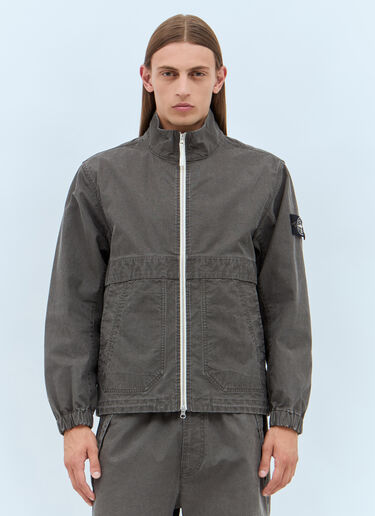 Stone Island 拼接结构夹克  灰色 sto0158001