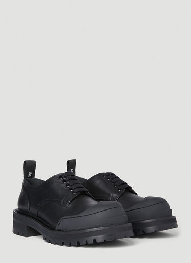 Marni Dada Leather Derby Shoes Black mni0254006