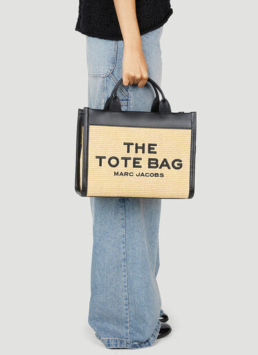 Woven Medium Tote Bag Marc Jacobs Woven Medium Tote Bag Beige mcj0253017