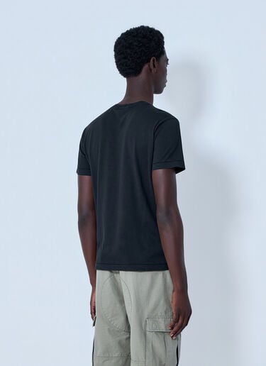 Stone Island Cotton Jersey Logo T-Shirt Black sto0164099