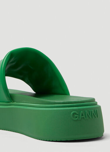 GANNI VEGEA™ Slides Green gan0249046