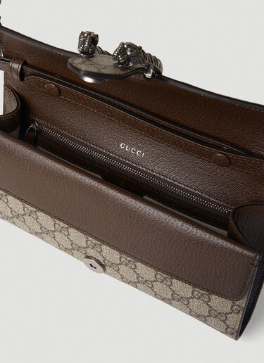 Dionysus Embellished Shoulder Bag Gucci Dionysus Embellished Shoulder Bag Brown guc0251104