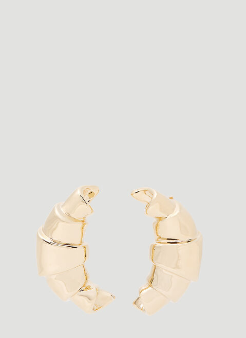 Vivienne Westwood Les Boucles Croissant Earrings White vvw0254042