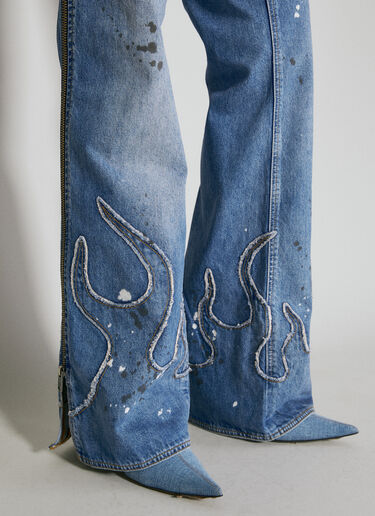 Guess USA Denim Chaps Pants Blue gue0254001