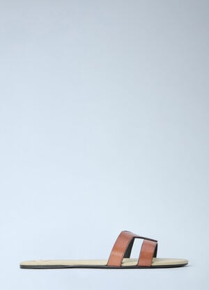 Saint Laurent Mabrouka Slides Brown sla0264024