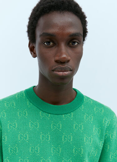 Interlocking G Wool Sweater Gucci Interlocking G Wool Sweater Green guc0154011