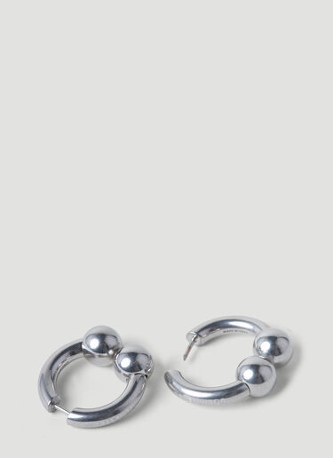 Balenciaga Skate Earrings Silver bal0251125