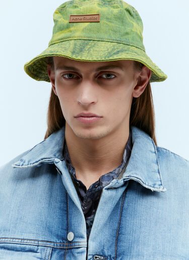 Acne Studios Denim Bucket Hat Yellow acn0153024
