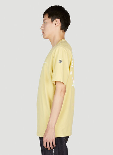 Logo T-Shirt 7 Moncler Fragment Logo T-Shirt Yellow mfr0154006