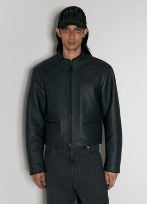 032C Attrition Leather Jacket Black cee0160005