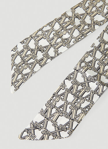Max Mara 로고 스크런치 화이트 max0252074