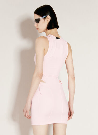 VETEMENTS Deconstructed Bikini Dress Pink vet0255010
