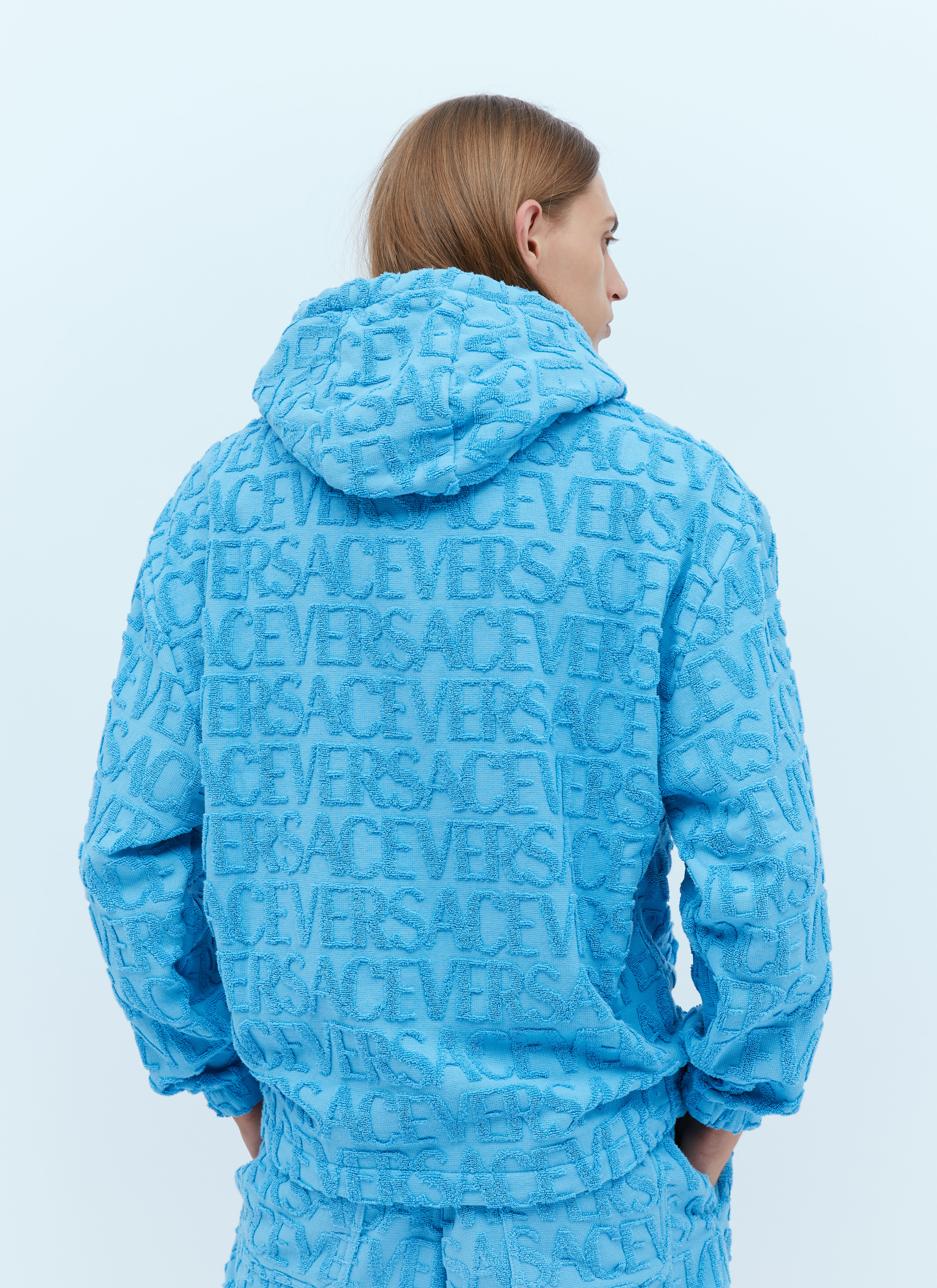 Jacquard medusa hooded jacket deals