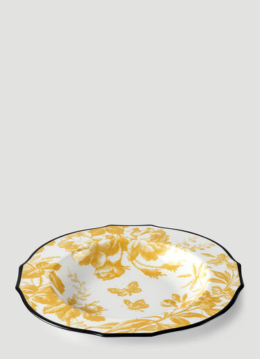 Gucci Set of Two Herbarium Soup Bowl Yellow wps0670151