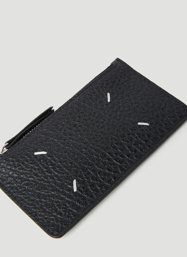 Four Stitch Zip-Top Cardholder Maison Margiela Four Stitch Zip-Top Cardholder Black mla0154022