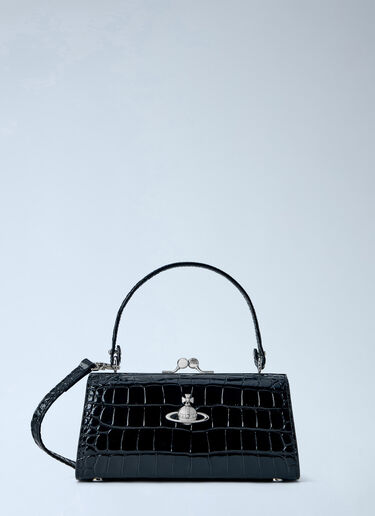 LN-CC® - Vivienne Westwood: Doll XL 框架钱包 - 黑色 Vivienne Westwood Doll XL 框架钱包 黑色 vvw0265042