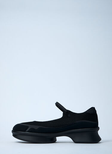 Prada Logo Motif Shoes Black pra0260028