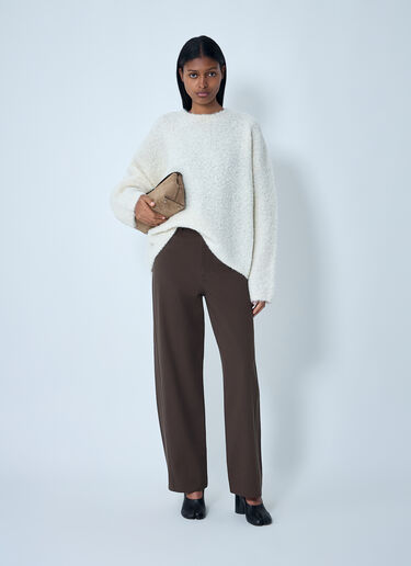 TOTEME Bouclé Sweater White tot0262026