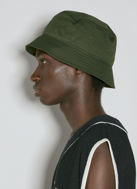 Acne Studios Logo Embroidery Bucket Hat Yellow acn0153024