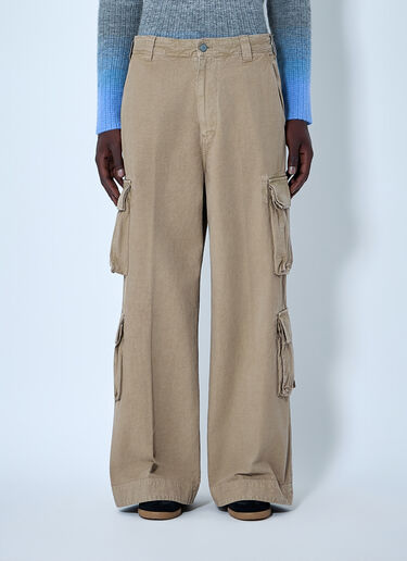 Cargo Trousers with Pocket Detailing ERL Cargo Trousers with Pocket Detailing Beige erl0164008
