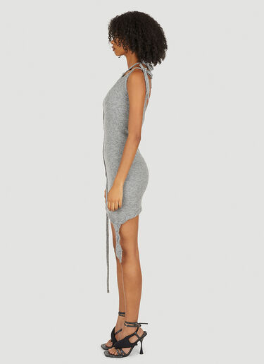 Ottolinger Bouclé Knit Dress Grey ott0250011