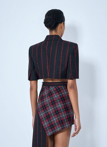 LN-CC® - Vivienne Westwood: Cut Off One Button Blazer - Black Vivienne Westwood Cut Off One Button Blazer Black vvw0266011