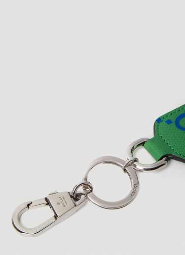 Gucci GG Leather Key Chain Green guc0152143