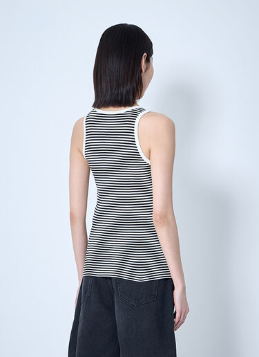 Saint Laurent Cassandre Tank Top Black sla0260080