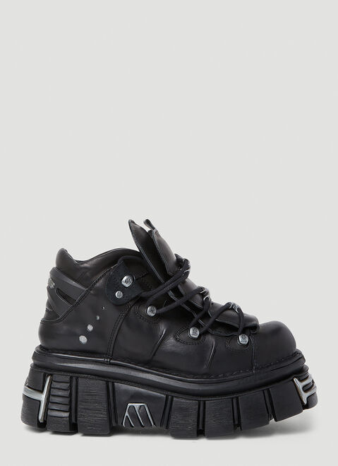 Vetements x New Rock Platform Sneakers Black vet0154010