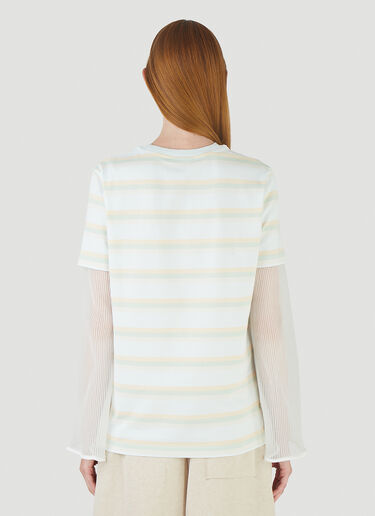 Acne Studios Pastel Stripe T-Shirt Beige acn0245020