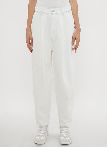 Pleated Jeans Hed Mayner Pleated Jeans White hdm0134005