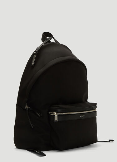 Saint Laurent City Canvas Backpack Black sla0138028