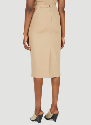 Max Mara Conero Jersey Skirt Beige max0249013