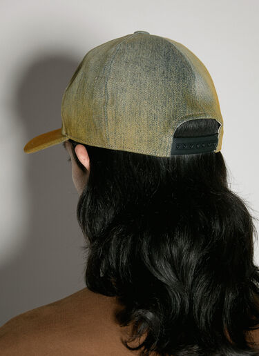 Rick Owens DRKSHDW Denim Baseball Cap Green drk0156025