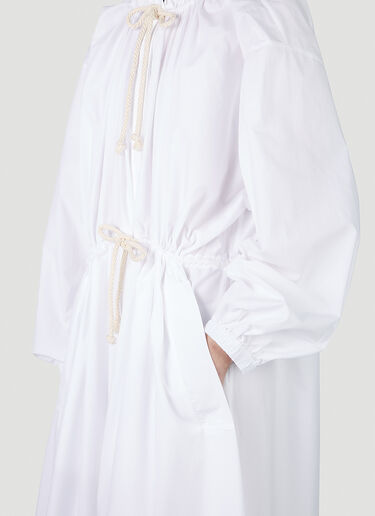 Jil Sander+ 抽绳连衣裙 白色 jsp0251004