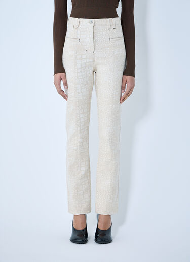 Jacquemus Le De Nimes Jeans Beige jac0260049