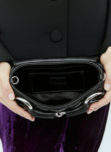 Gucci GG Horsebit Chain Small Shoulder Bag Black guc0254055