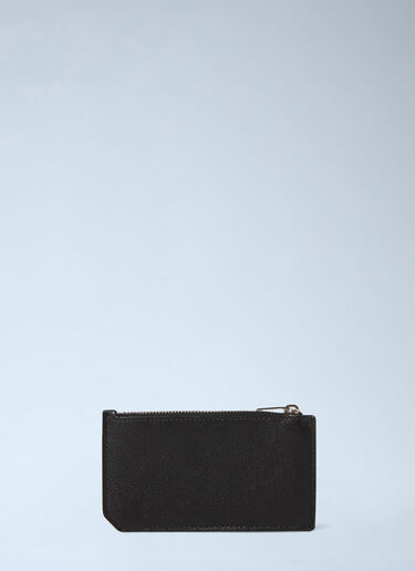 Saint Laurent 拉链卡夹钱包 黑色 sla0145059